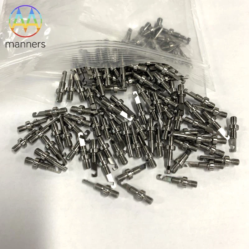 شکاگو کسٹمر 200pcs اپنی مرضی کے مطابق CNC مشینی ٹائٹینیم ملاوٹ کے پرزے کے نمو...