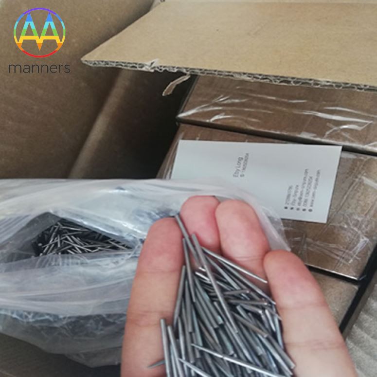 کینیڈا کے کسٹمرز 5000pcs کسٹم سٹینلیس سٹیل پنسل پوائنٹ سوئی کے لیے آرڈر دے چک...