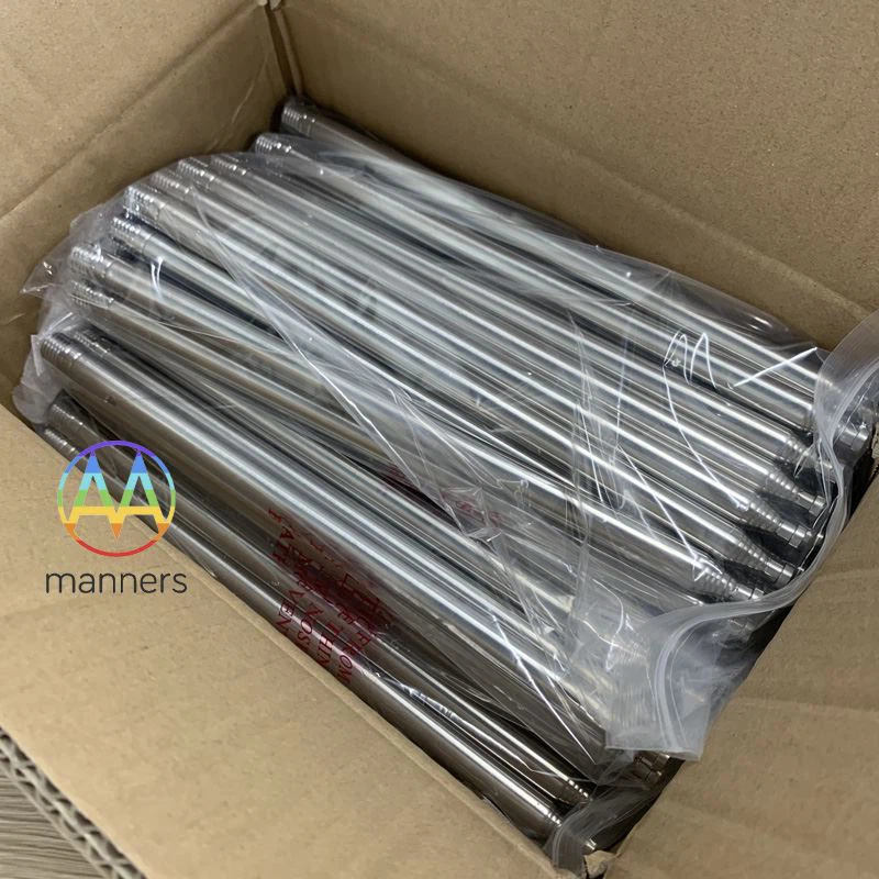 جاپان کے صارفین کا آرڈر 1,500pcs کسٹم سٹینلیس سٹیل کے بیرونی دھاگے کے ٹیلیسکو...