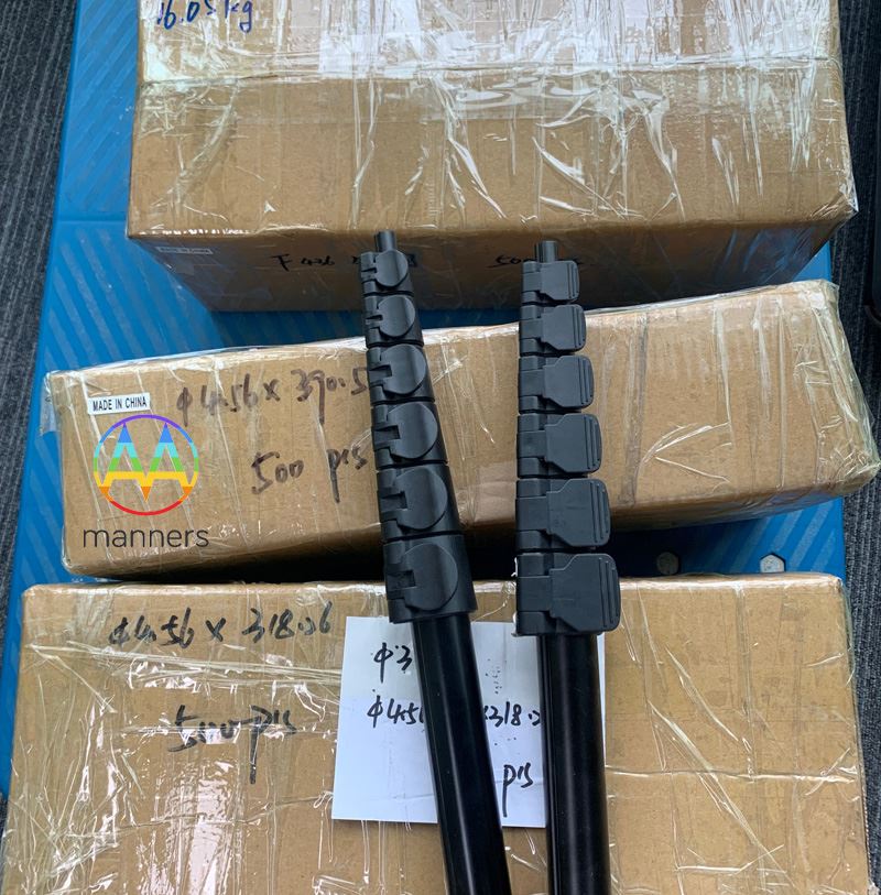 سیول کے صارفین کا آرڈر 1,000pcs کسٹم ٹیلیسکوپک پول کے لیے تیار کیا گیا ہے، او...