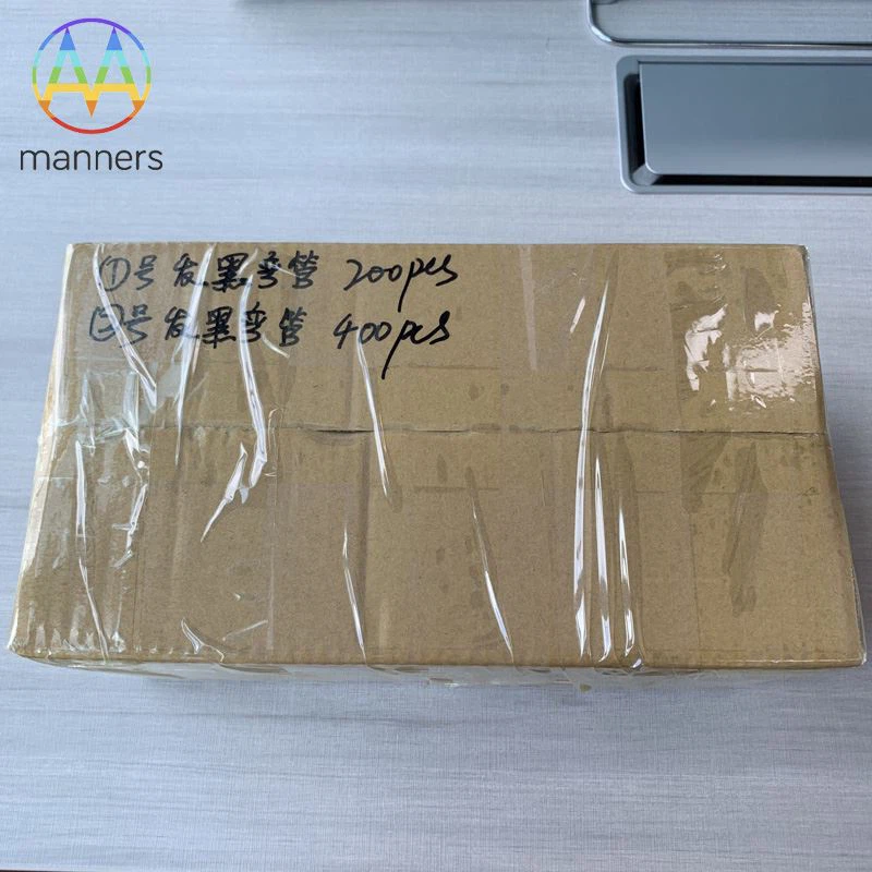 امریکی کسٹمر 600pcs حسب ضرورت بلیک بینٹ ٹیوب شینزین بندرگاہ میں سمندر کے ذریع...